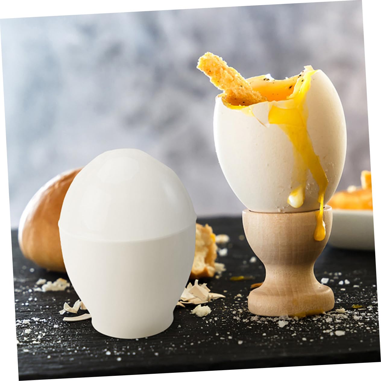 OFFSCH 10Pcs Microwave Egg White Egg Cooker for Home and Restaurant Use for Delicious Steamed Eggs Smooth Easy Clean Surface Multi Functional Kitchen Tool