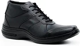 Bota Masculina Couro Legítimo Social Conforto