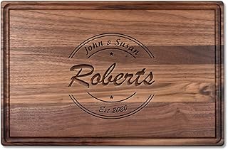 Custom Engraved Cutting Board Personalized Gift, Choice of Walnut Maple ...