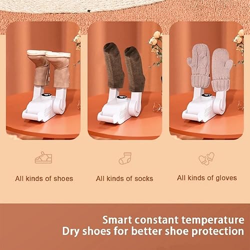 Miniatura 6 de Secador de botas eléctrico portátil, Secador de zapatos con soplador de calor, Secador de guantes y calentador de botas, Máquina de secado rápido de