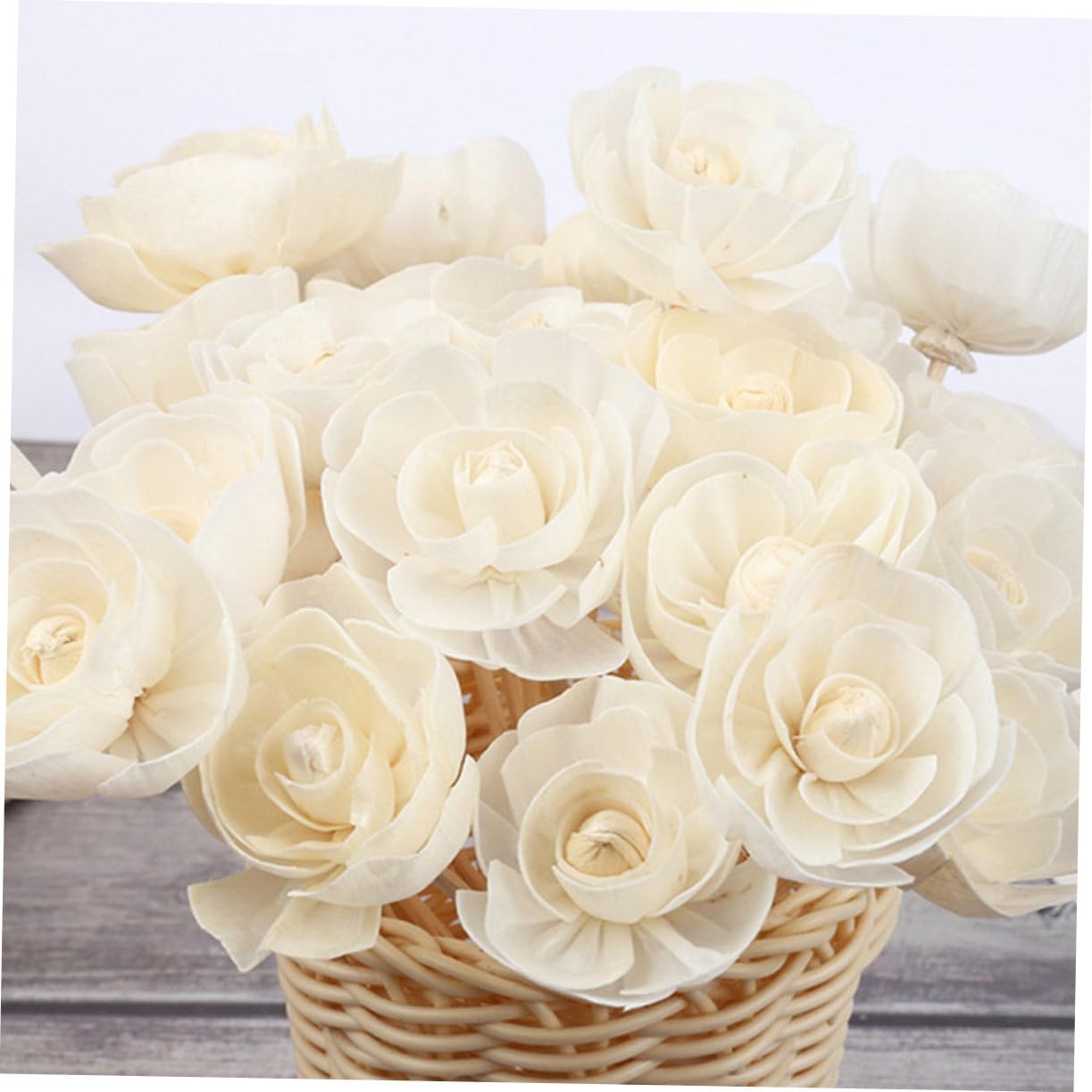 Bâtonnets Parfumés Fleur 6 Pièces en Rotin pour Diffuseur