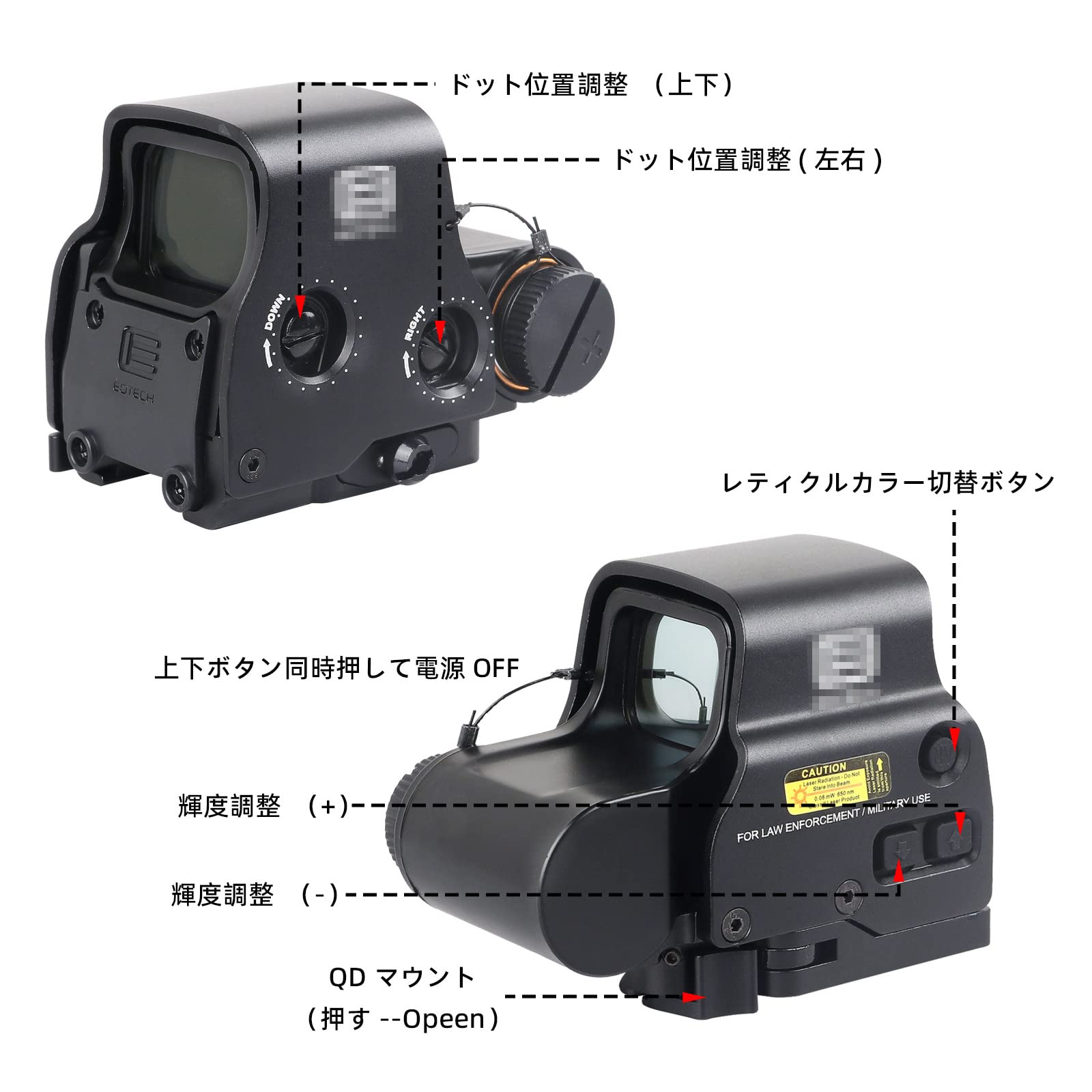 Amazon.co.jp: ET EXPS3 with G45 タイプ セット レプリカ ドット
