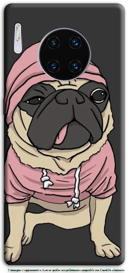 Mixroom - Cover Custodia Back case In TPU Silicone Morbida Per Huawei P Smart 2020 Fantasia Cigni N984