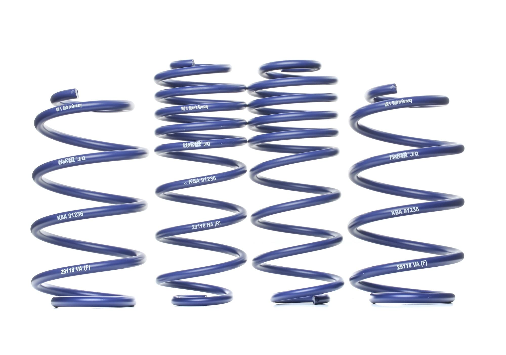 H&R HR 291181 Fahrwerksatz, Federn Sportfedersätze/Performance Lowering Springs von H&R (29118-1) Federsatz Federung/Dämpfung Schraubenfeder, Federung