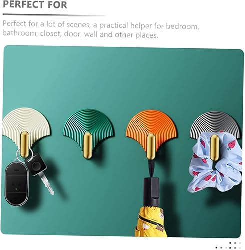 Miniatura 4 de Ganchos adhesivos de pared adhesivos para cinturón de llavero fácil de instalar multiusos para habitación