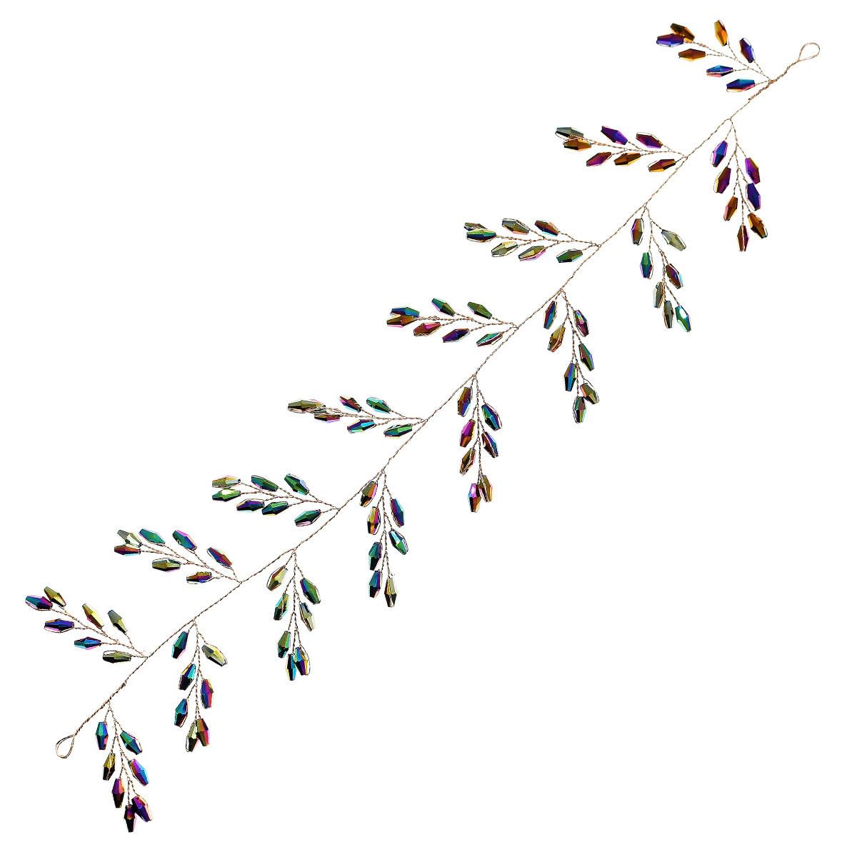 FAIRYGATE Haarreif Mädchen Braut Kopfschmuck Strass Haarbänder für Damen Kristall Haarband für Party Hochzeit Täglicher Haarschmuck 4623