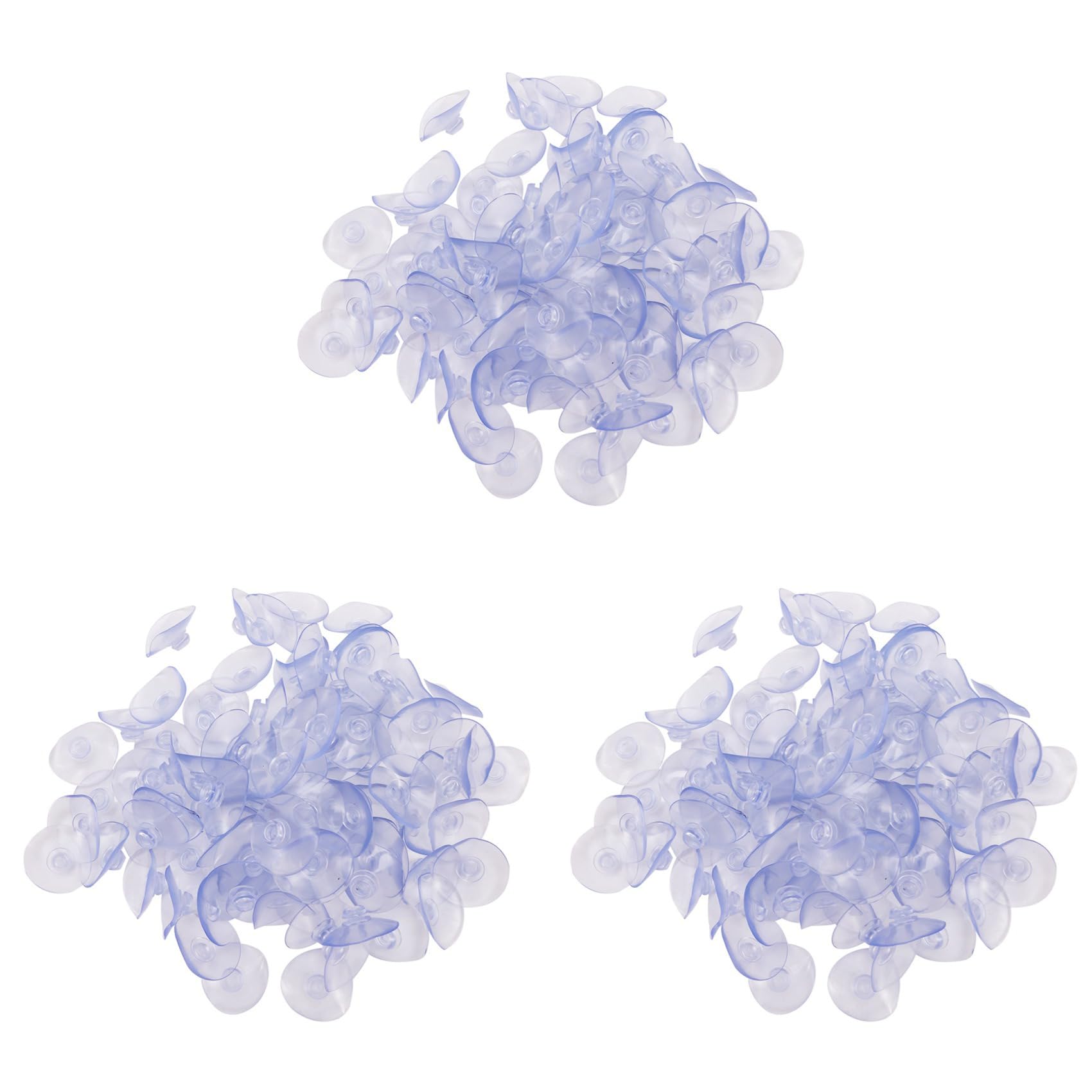 Ctrlzs 300Pcs 40Mm Clear Suction Cup Sucker Mushroom Head Suction Cup Suction
