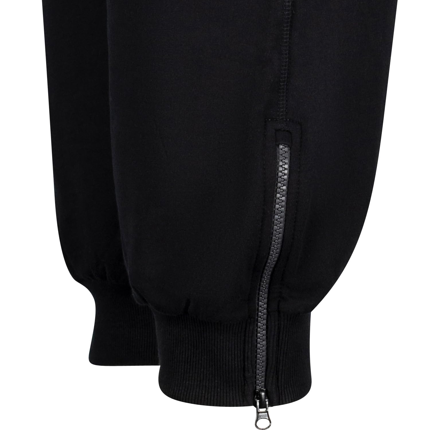 ADAMO Pantaloni da jogging lunghi con polsini e chiusura lampo, serie SYMI per uomini fino a taglie forti, 14XL