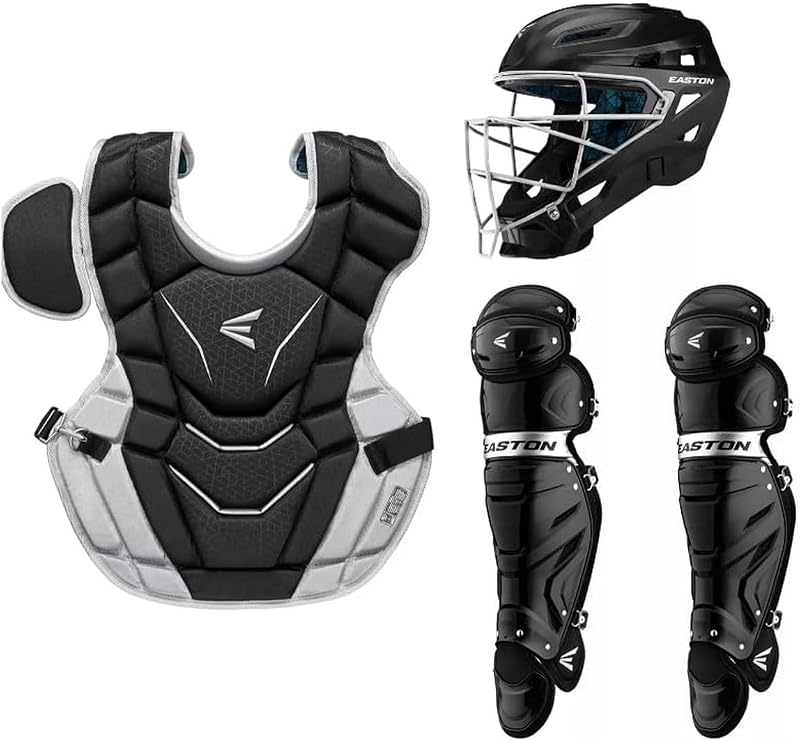 Equipo de receptor de béisbol Gametime 2.0 | Conjunto de caja | Aprobado por NOCSAE | Juvenil/Intermedio/Adulto | Múltiples colores