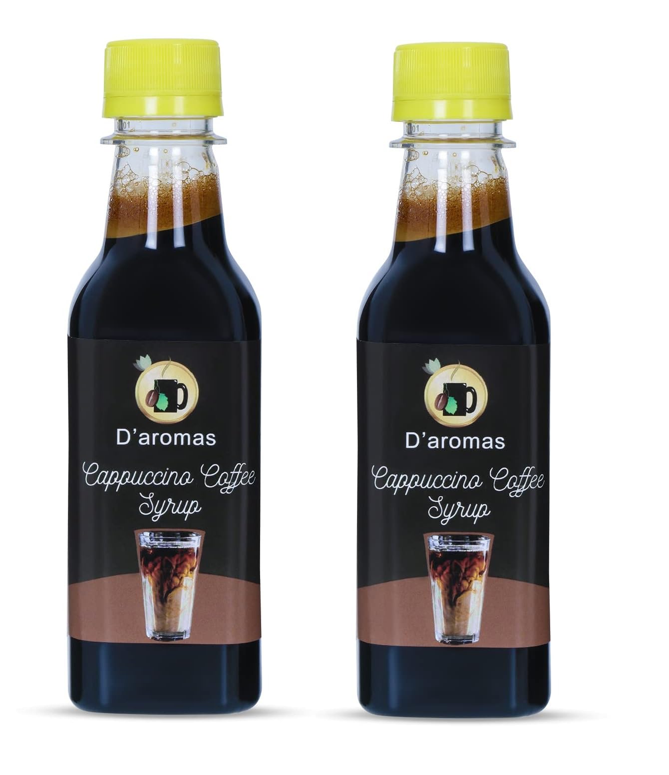 D'aromas Instant Liquid Cappuccino Coffee Decoction 500ml Syrup For Cocktails, Mocktails, Cold Coffee, Hot Coffee, Shakes, Frappes 250ml (Pack Of 2)-image-43