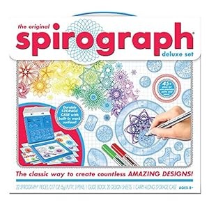 Convenient easy to carry case is the work surface and storage unit Great for creative thinking, shapes and colors and large motor skills Use with pens with a point size of 1 mm or smaller For ages 8 and up