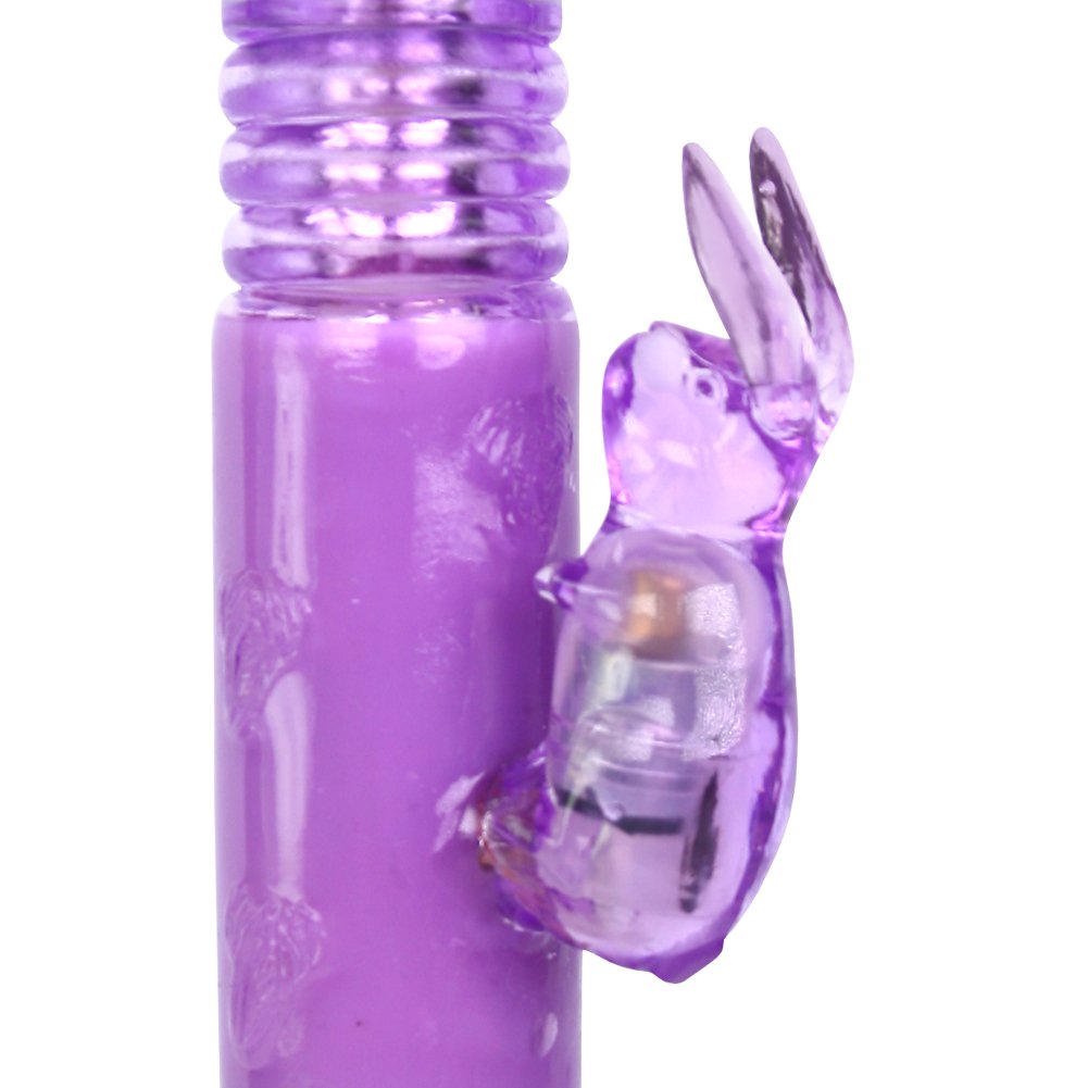 Vibromasseur Lapin Réaliste - Double Stimulation (clitoris + Point G) - Silicone Violet - Neuf