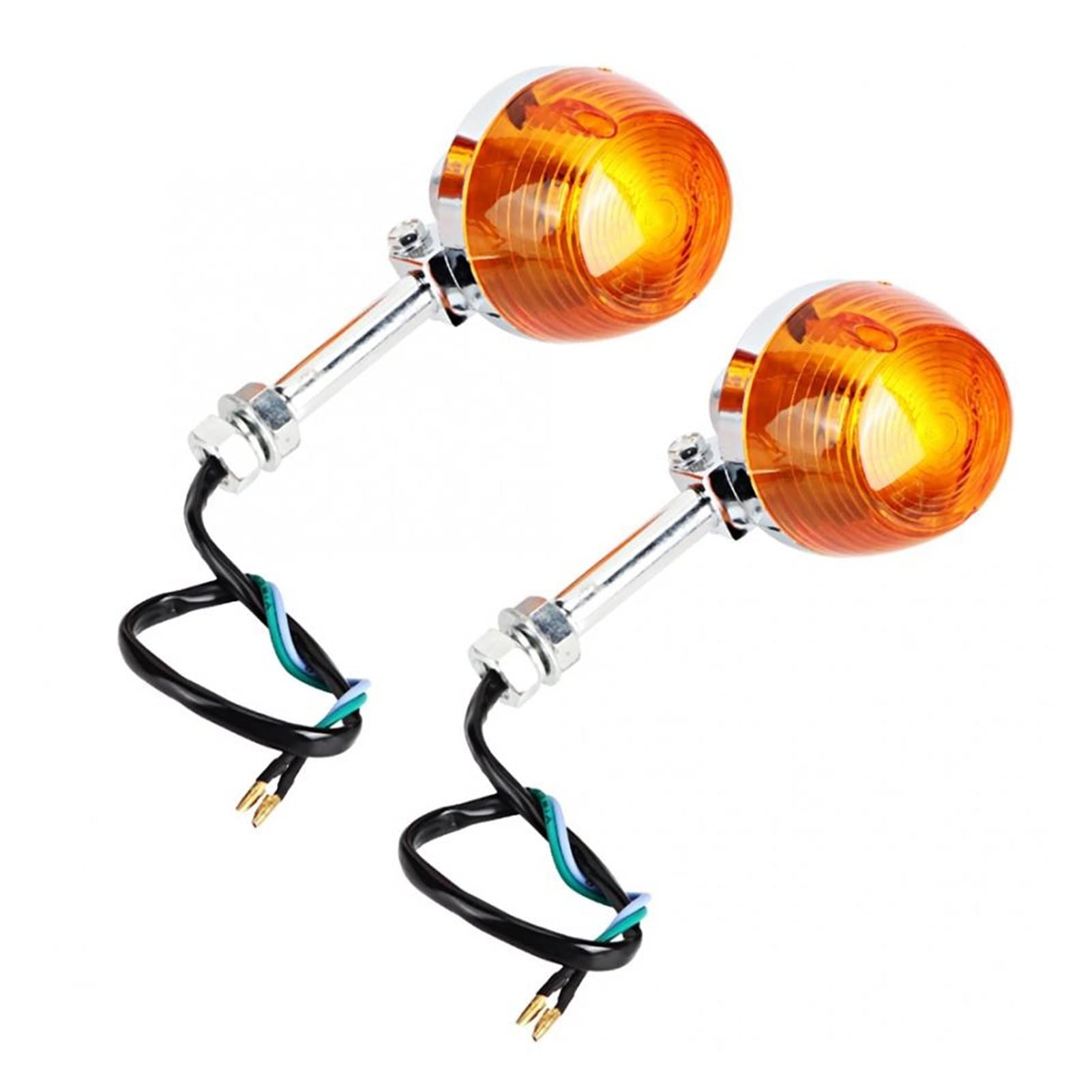 Clignotant 8mm moto 12V compatible CB350 CB450 CB750 | Feu indicateur de virage
