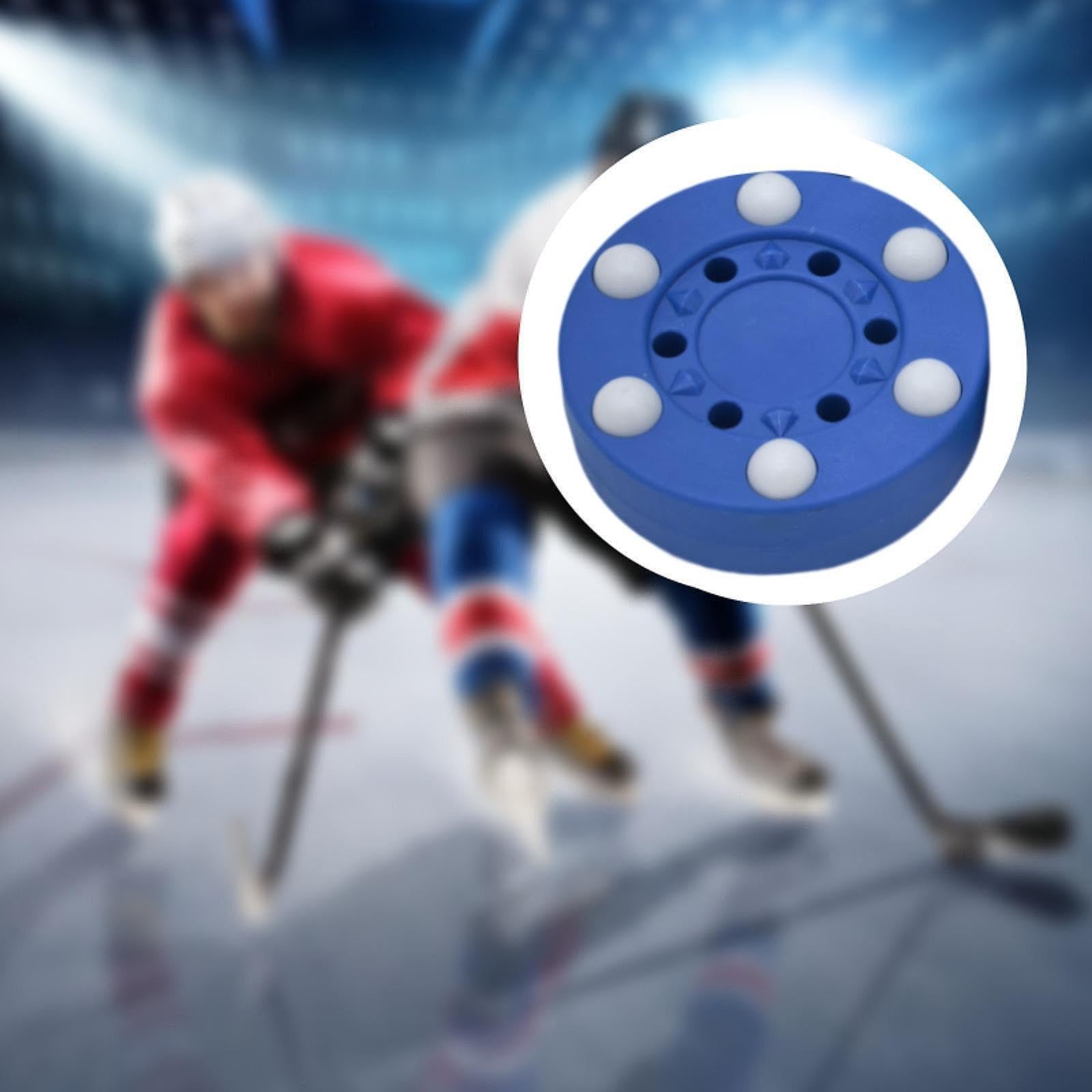 Aymzbd Roll Hockey Puck Training Puck Facile to Use, Street Hockey Puck Ice Hockey Puck, pour Les Activités Compétitives Sport Adultes, Bleu