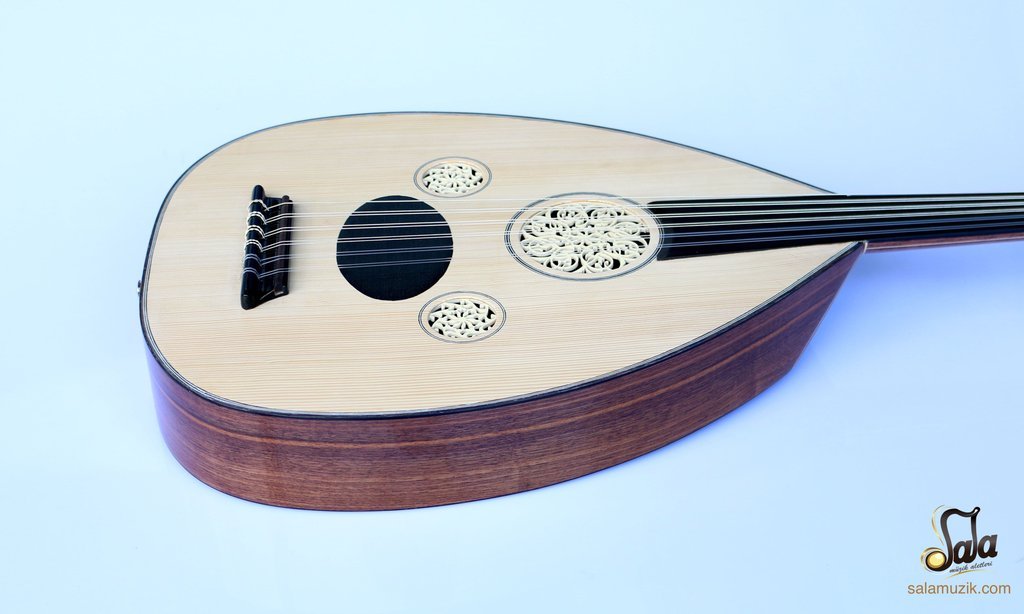 Turkish Professional Half Cut Electric Oud Ud String Instrument OUDE #4 - Image 3