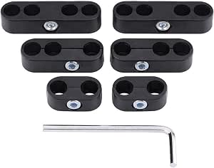 Plastic Spark Plug Wire Separators - 7mm & 8mm Dividers/Looms For Chevy, Ford & More (Lifetime Warranty)