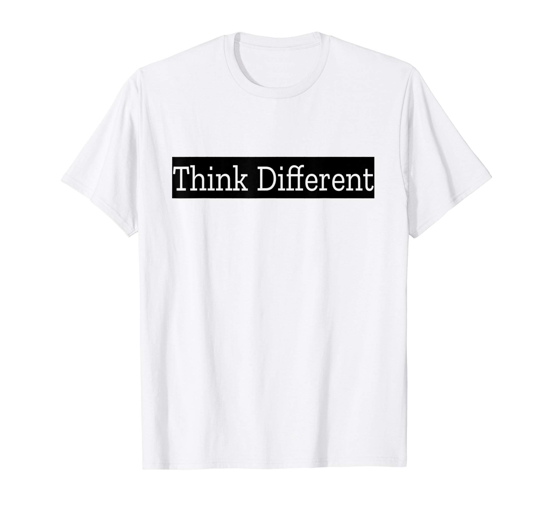 Amazon.com: Think different slogan tshirt : Clothing, Shoes & Jewelry