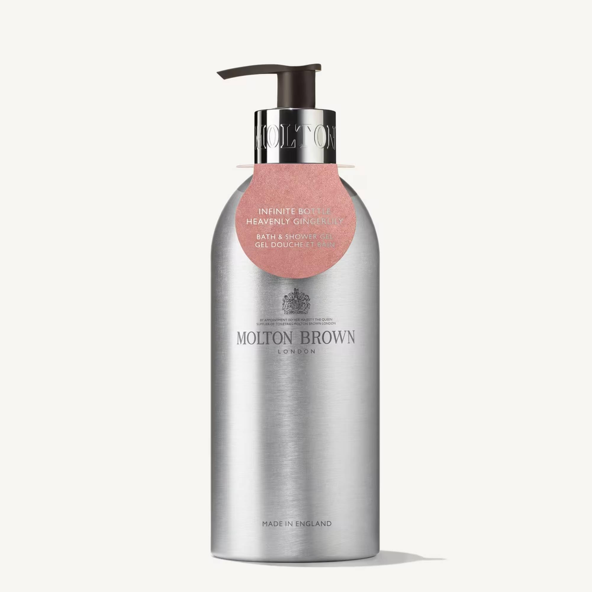 Molton Brown Heavenly Gingerlily Bath & Shower Gel Infinite Bottle 400 ml, Multicolor, 400 ml (Pack of 1)