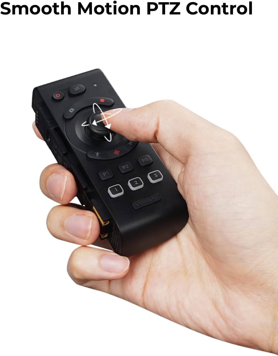 OBSBOT Tail Air Combo con Telecomando Intelligente, Telecamera AI Tracking PTZ con Supporto NDI, App Intelligente, Videocamera HDMI/USB-C/WiFi per Streaming, Chiesa, Sport, ecc.