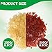 1.1 Lb/ 17.6 oz Shellac Flakes Blonde Finish Shellac for Household Wood Home Wood Craft Decoration Household Painting Supplies, Light Yellow and Dark Purple