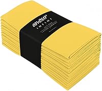 Vista 14 de AMOUR INFINI Juego de 12 servilletas de tela de algodón, servilletas suaves de primera calidad con bordes con dobladillo, calidad de hotel de 18 x