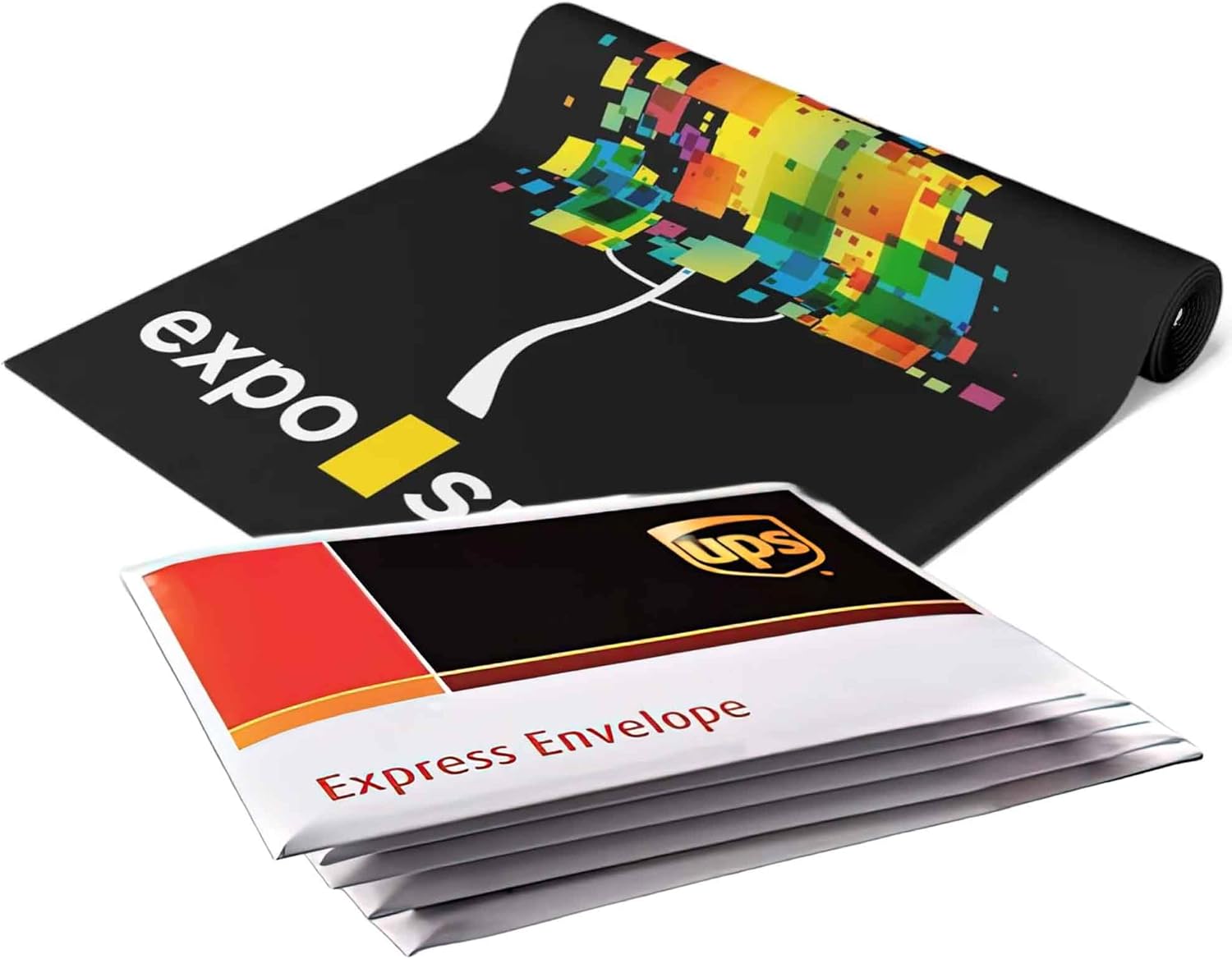 Custom Table Runner with Business Logo - UPS Express 2nd Day Shipping - 36x72 inch - Hemmed - Premium Polyester, Unlimited Colors, Fade-Resistant (36" x 72")