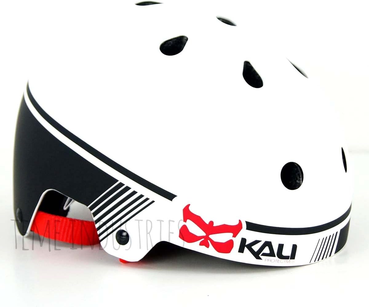 KALI Maha Helmet White/Black - Size Small BMX Skateboard Scooter Mountain Bike