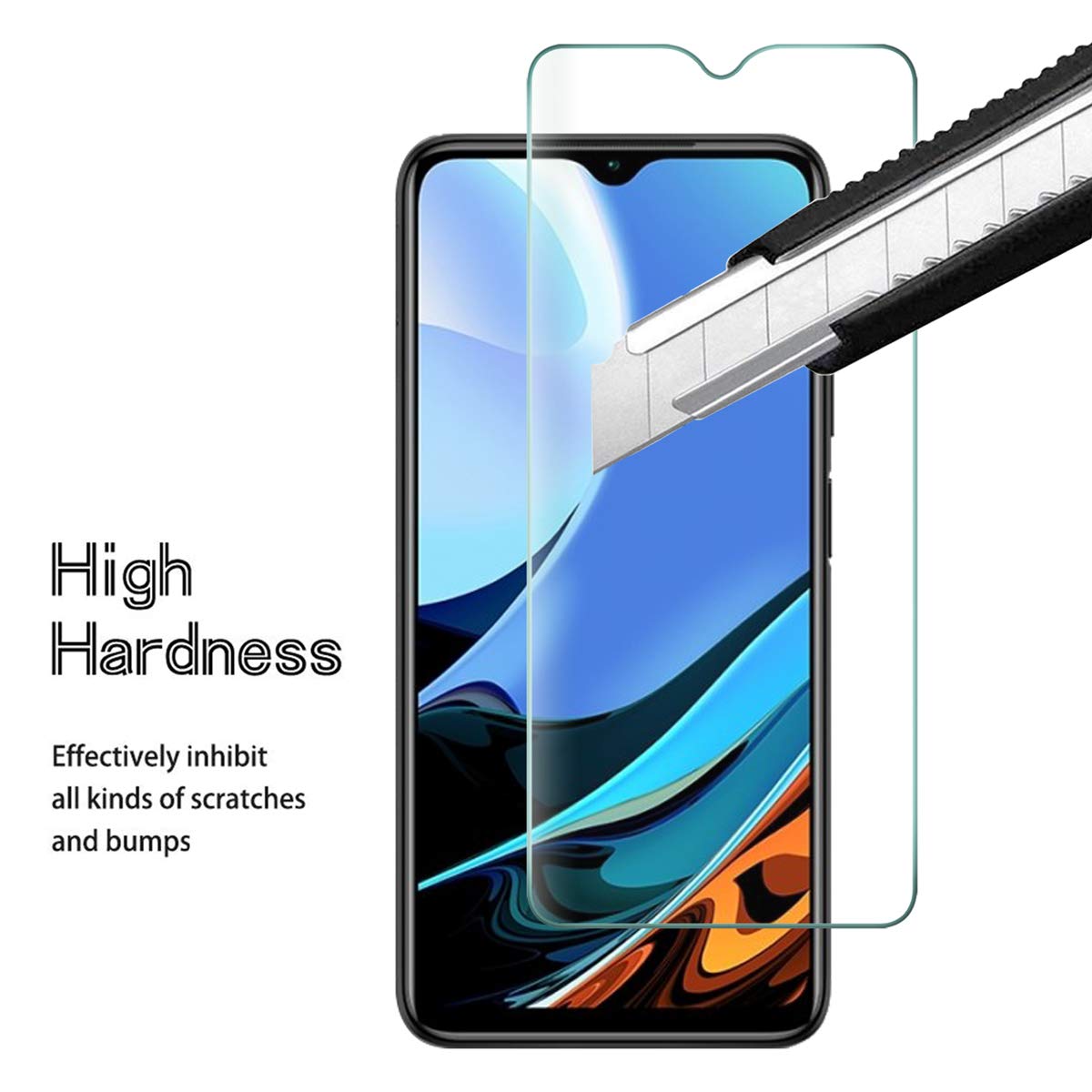AOKUMA [2 Pezzi Pellicola in Vetro Temperato 3D per Xiaomi Redmi
