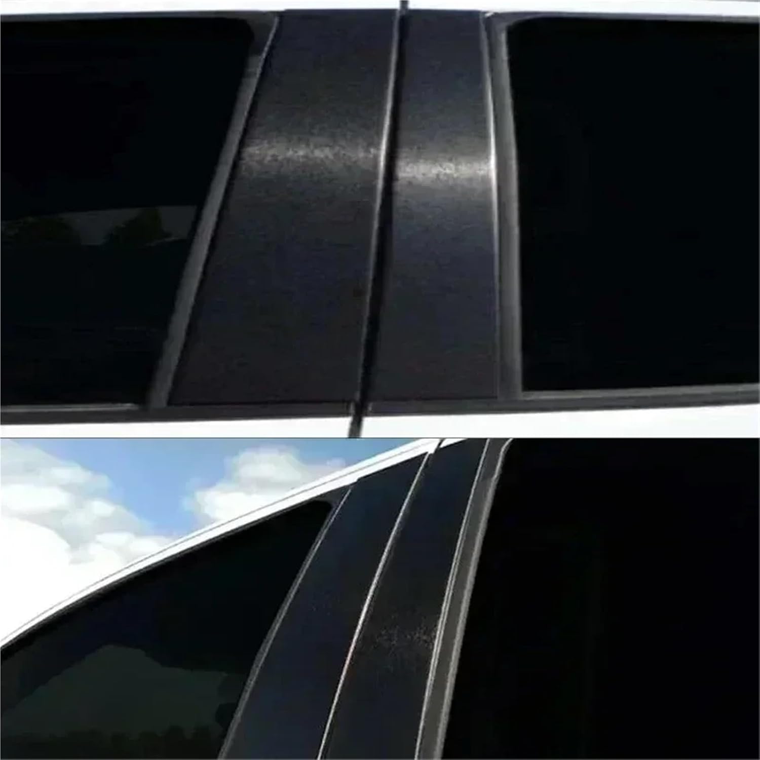 For 3 Axela 2019-2023 Car Window Pillar Posts Trim Stickers
