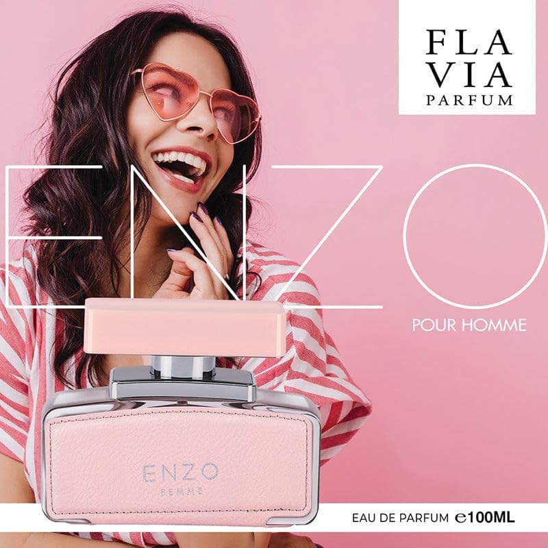 Image of Flavia Enzo Women Eau De Parfum 100ml | Perfume for Men & Women | Fragrance for Long Lasting Freshness | Everyday Use | Best for Gifting Purpose