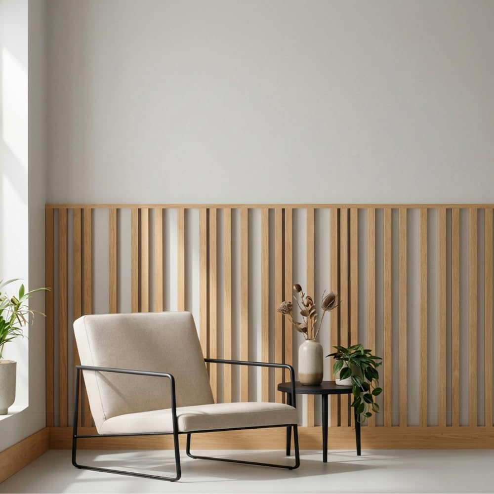 REESE Wandpaneel Einzelpaneel - Eiche Natur - 125 cm