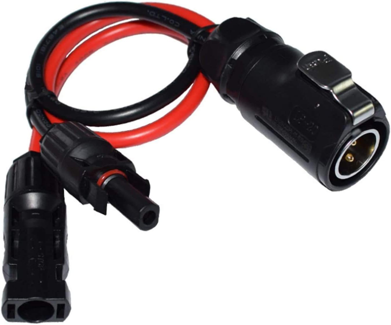 LIXIN 6.5ft 10AWG 2 Pin Power Industrial Circular Connector，for Furrion,Solar Panel Suitcase,Forrest River RV Ports