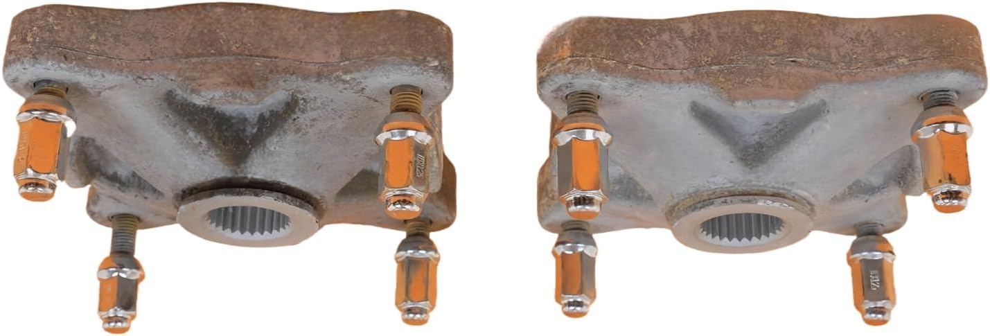 2X Rear Back Left &Right Wheel Hubs set with Wheel Nut Fits for Polaris Sportsman 400 01-02 500 96-02