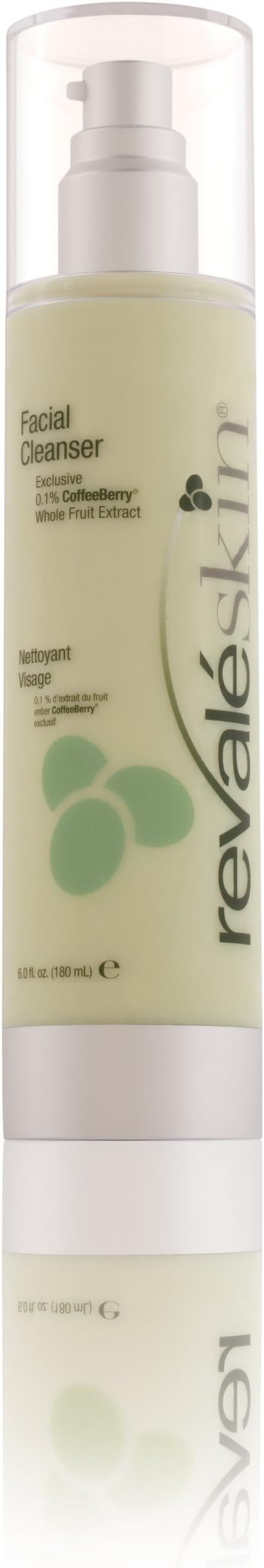 Facial Cleanser with Exclusive 0.1% Coffeeberry Formulation 6 Fluid Ounces (180ml) Pump Bottle