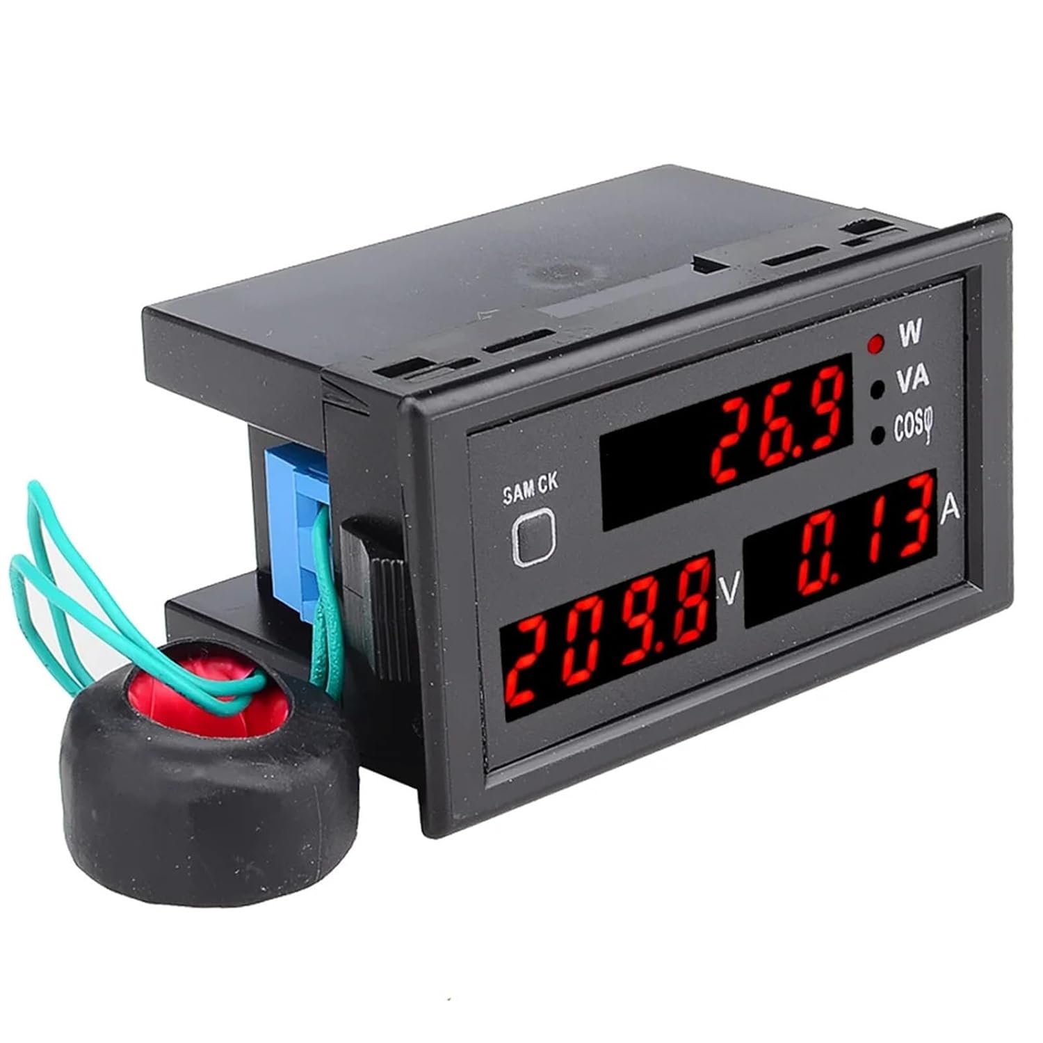 AC 110/220V Digital Ammeter Voltmeter Watt Power Meter 80-300V 0-100A Volt Gauge Amp Voltage Tester