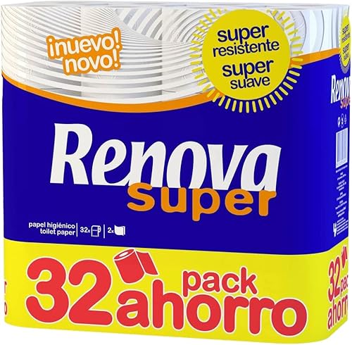 Renova Papel higiénico Super White - 32 Rollos