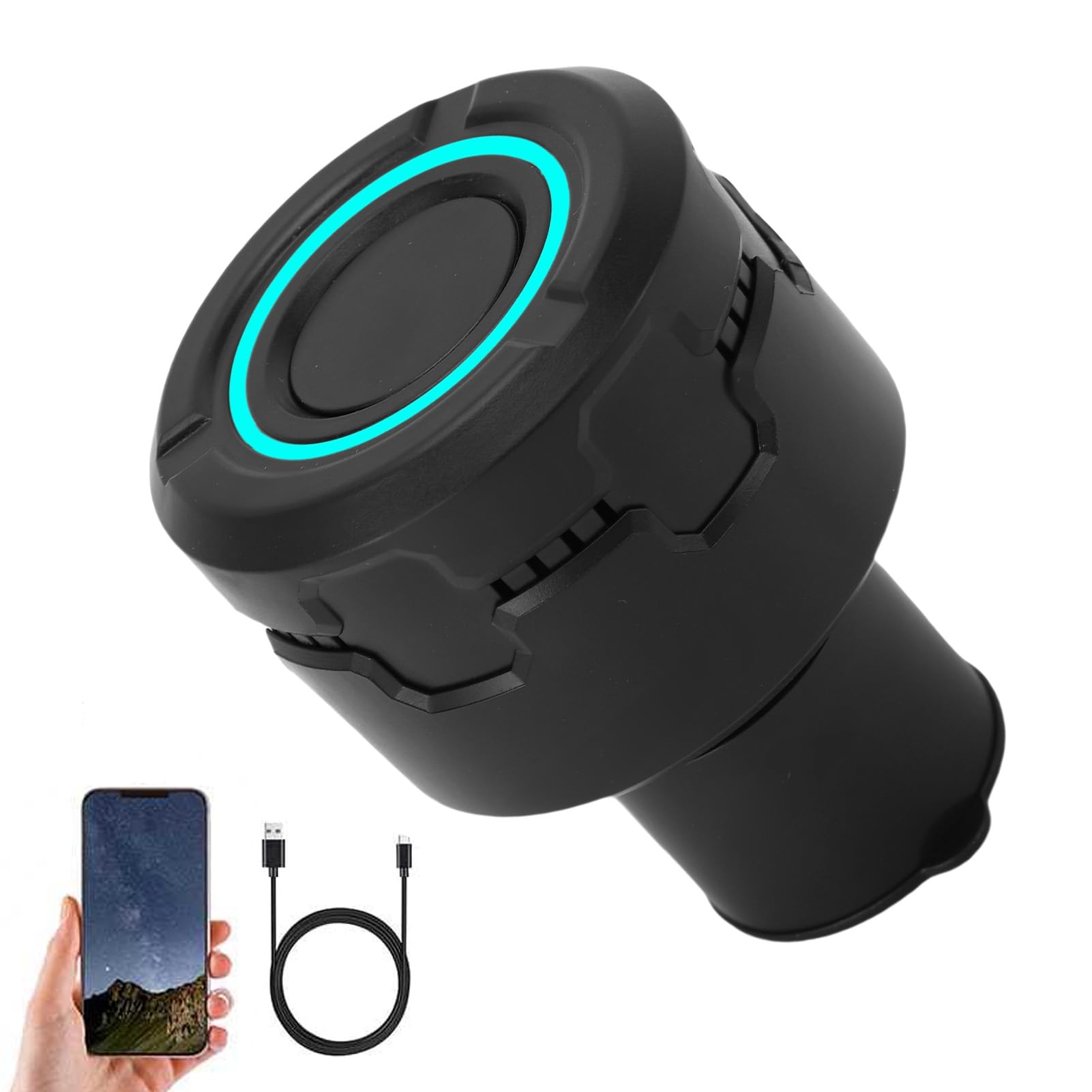 Denash Kamera Teleskopu Wi -Fi, Bezprzewodowy Elektroniczny Okular 5MP 4K z baterią 1600 MAh do Oglądania Ptaków Astrofotograficznych
