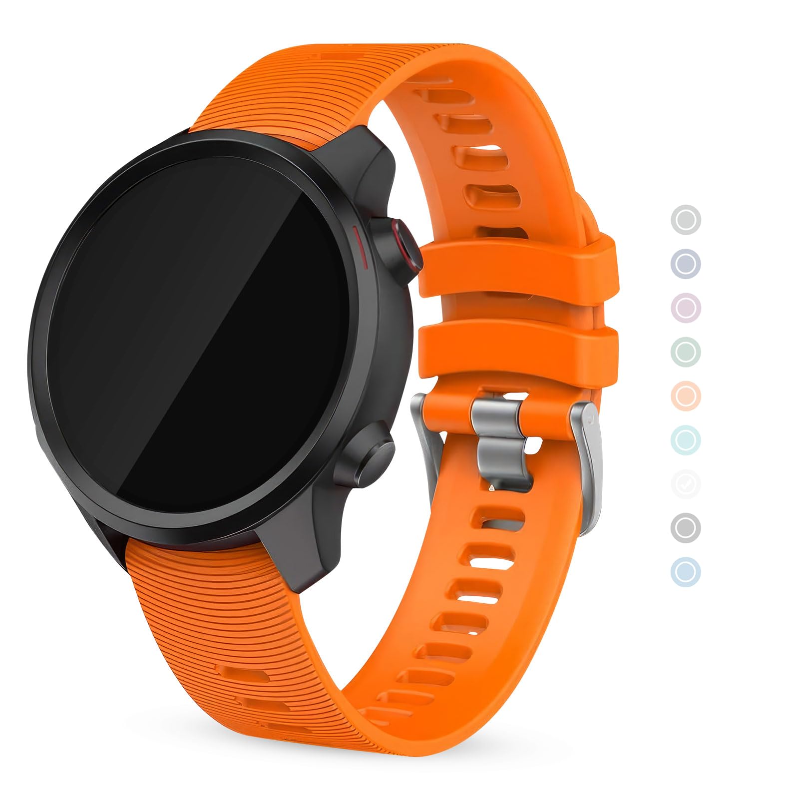 BaayCerrie Compatible with Garmin Forerunner 245 Watch Band, 20mm Band Vivoactive 5 Bands/Vivoactive 3 Men/Venu SQ, Forerunner 55/645/165, Galaxy