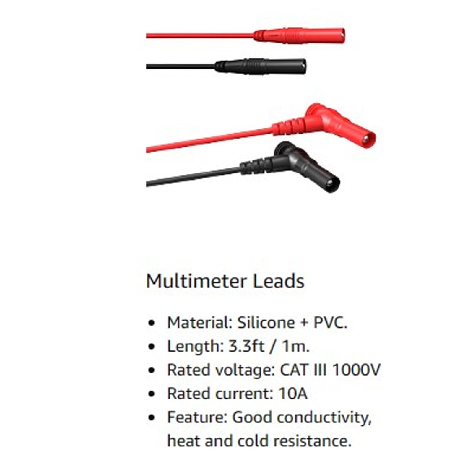 TOPINCN 25-teiliges Multimeter-Testsonden-Set, Vielseitige Testkabel mit Krokodilklemmen für den Privaten und Industriellen Einsatz