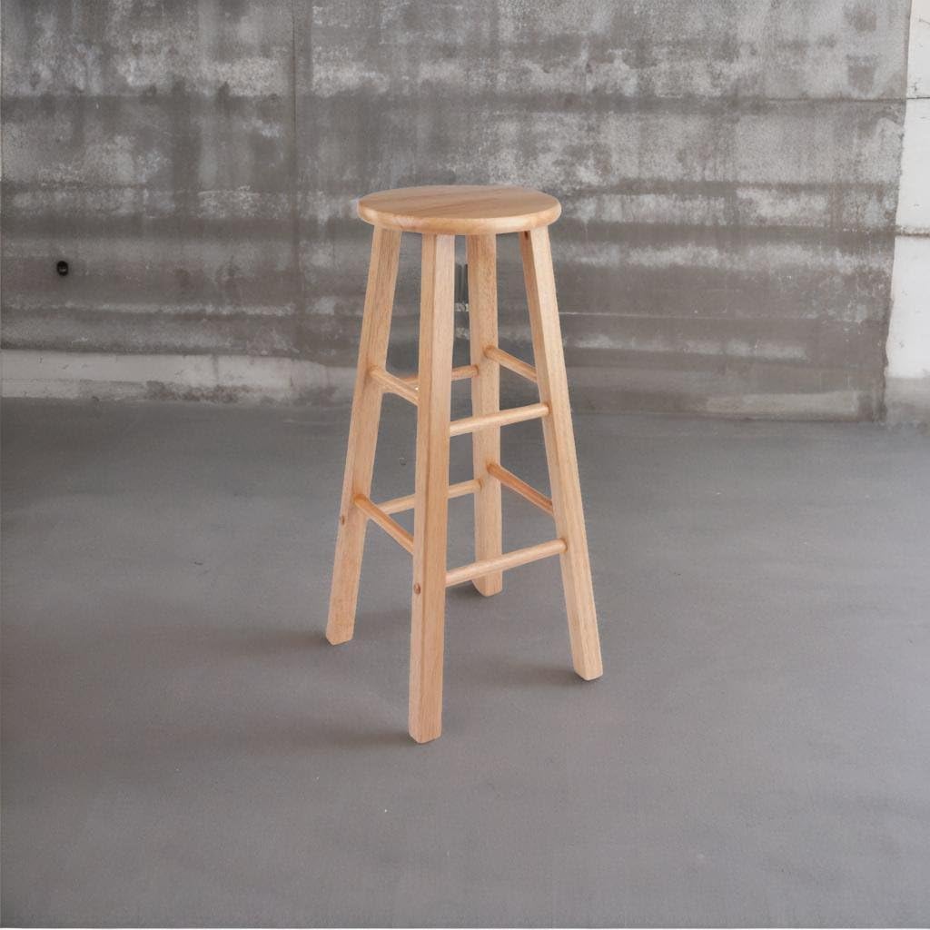 Ergode Wood Element Bar Stool Set - Elegant, Sturdy, 220lb Capacity