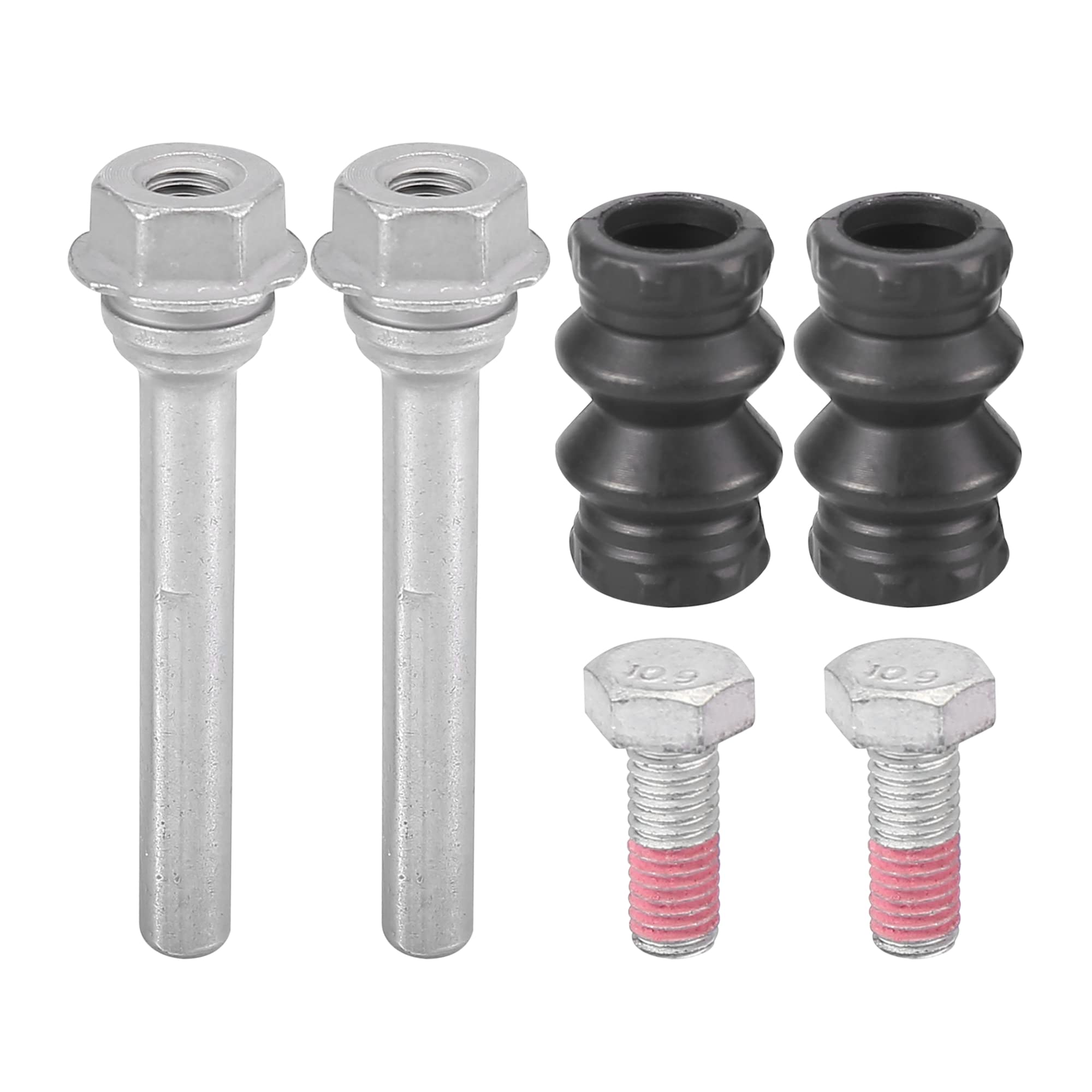 X AUTOHAUX Kit Perni Pinza Freno Posteriore – Metallo E Gomma, M8x1,25 – Compatibile VW Transporter 1990-2003