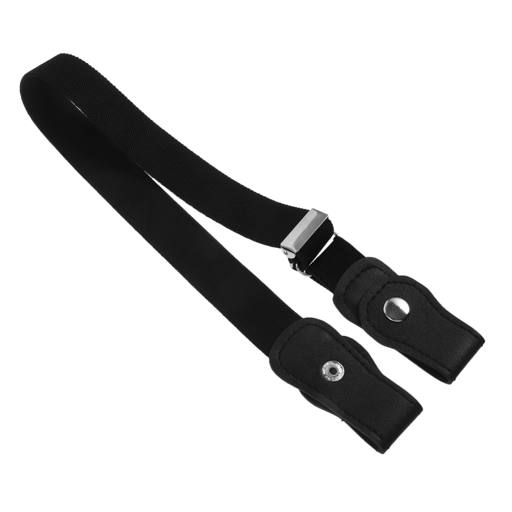 TENDYCOCO Belt Lace up Corset Button Elastic Waist Belts Cargo Stretchy Belt Holder Para Ratchet Webbed Buckle for Belt Men Belt Buckles Buckleless Accessory Strap Cloth Black