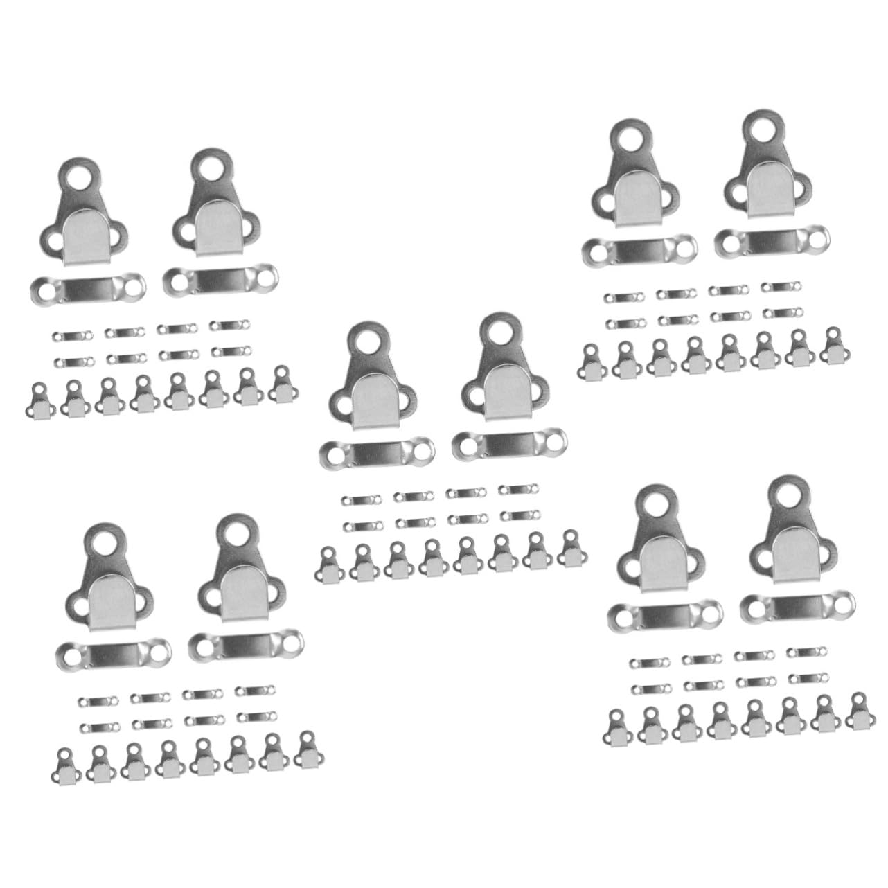 CIMAXIC 50 Sets Sewing Pant Hooks Metal Pant Hooks Retro Clothing DIY Garment Decorations