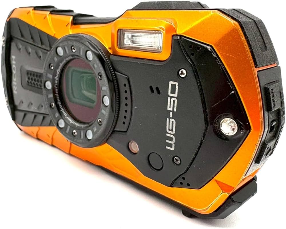 Amazon | RICOH 防水デジタルカメラ RICOH WG-50 オレンジ 防水