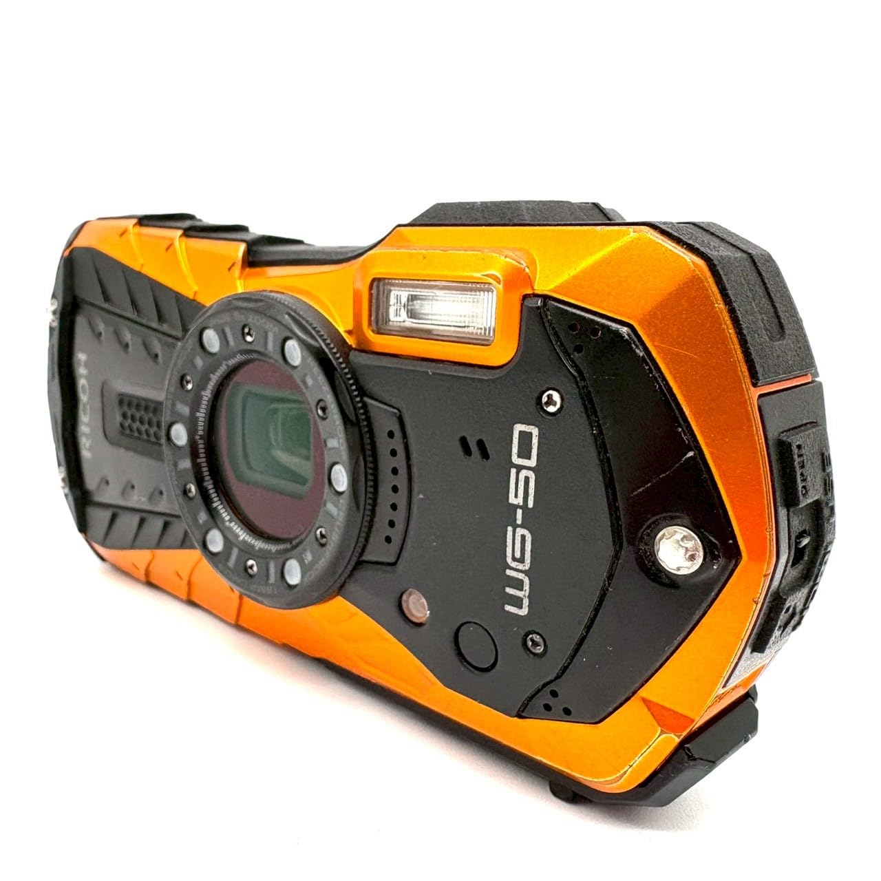 RICOH リコー WG-50 防水 防塵 耐衝撃 現場 耐寒 タフカメラ Amazon | RICOH 防水デジタルカメラ RICOH WG-50 オレンジ 防水