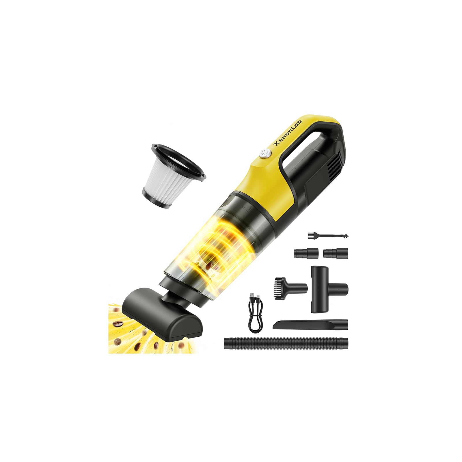 Photo 1 of XenonLab Handheld Vacuum Cordless - Yellow
