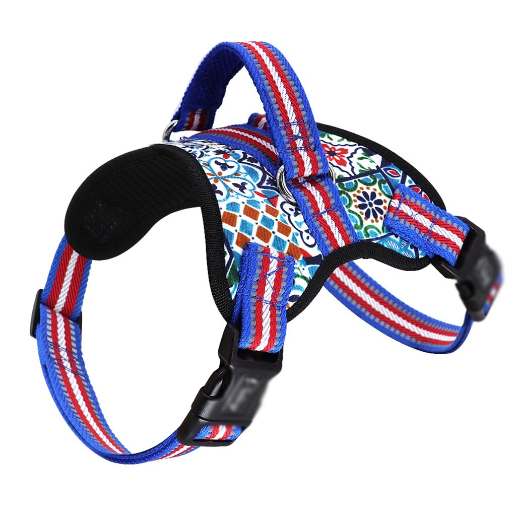 Harnais veste pour chien anti-traction avec sangles en nylon réglables