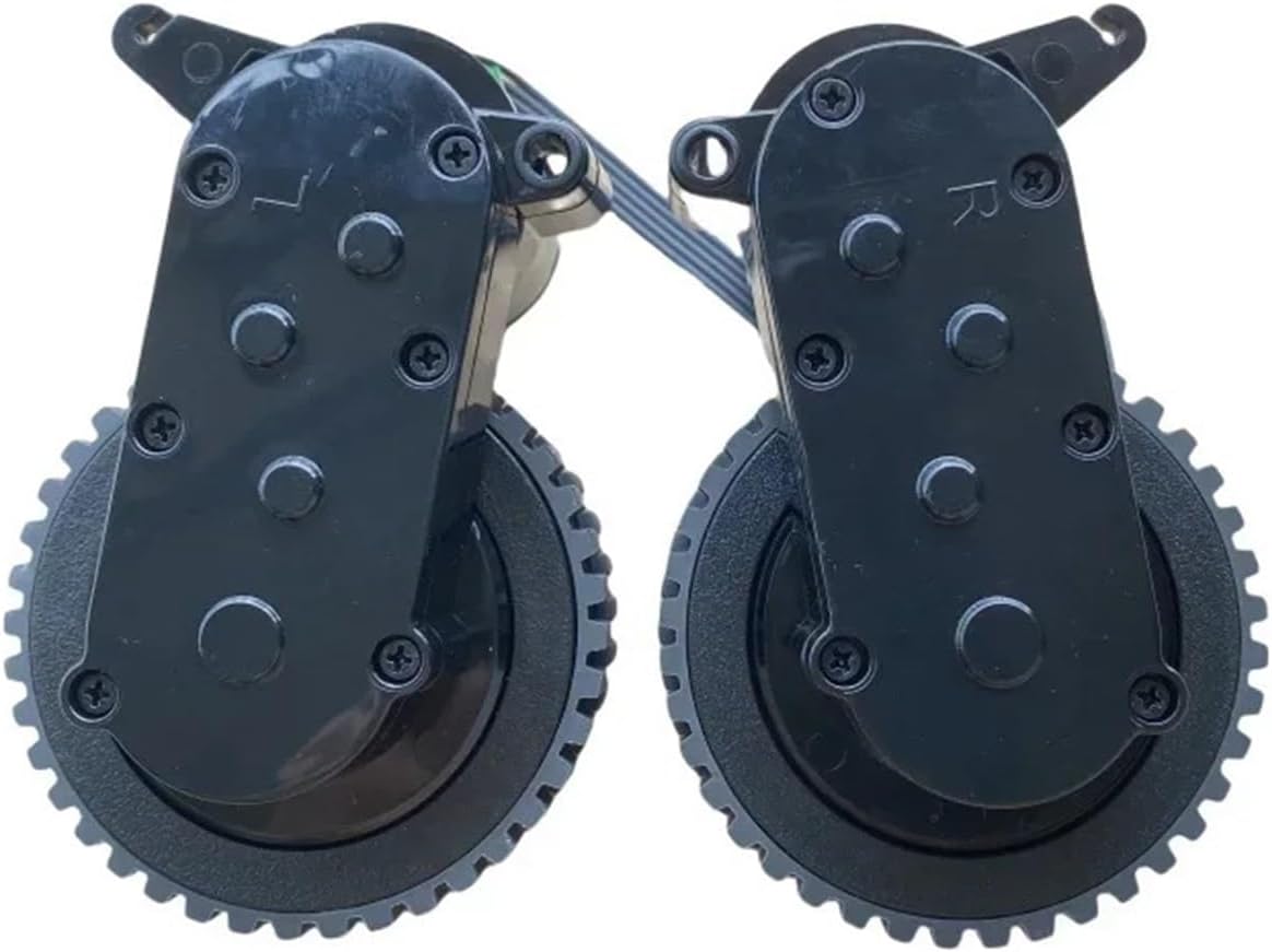 Parts Left and Right Walking Wheels, Compatible for Eufy Robovac 15C，G10 ，25C，30C ，35C ，11s ，15T, Sweeping Robot Vacuum Cleaner Accessories(Large)