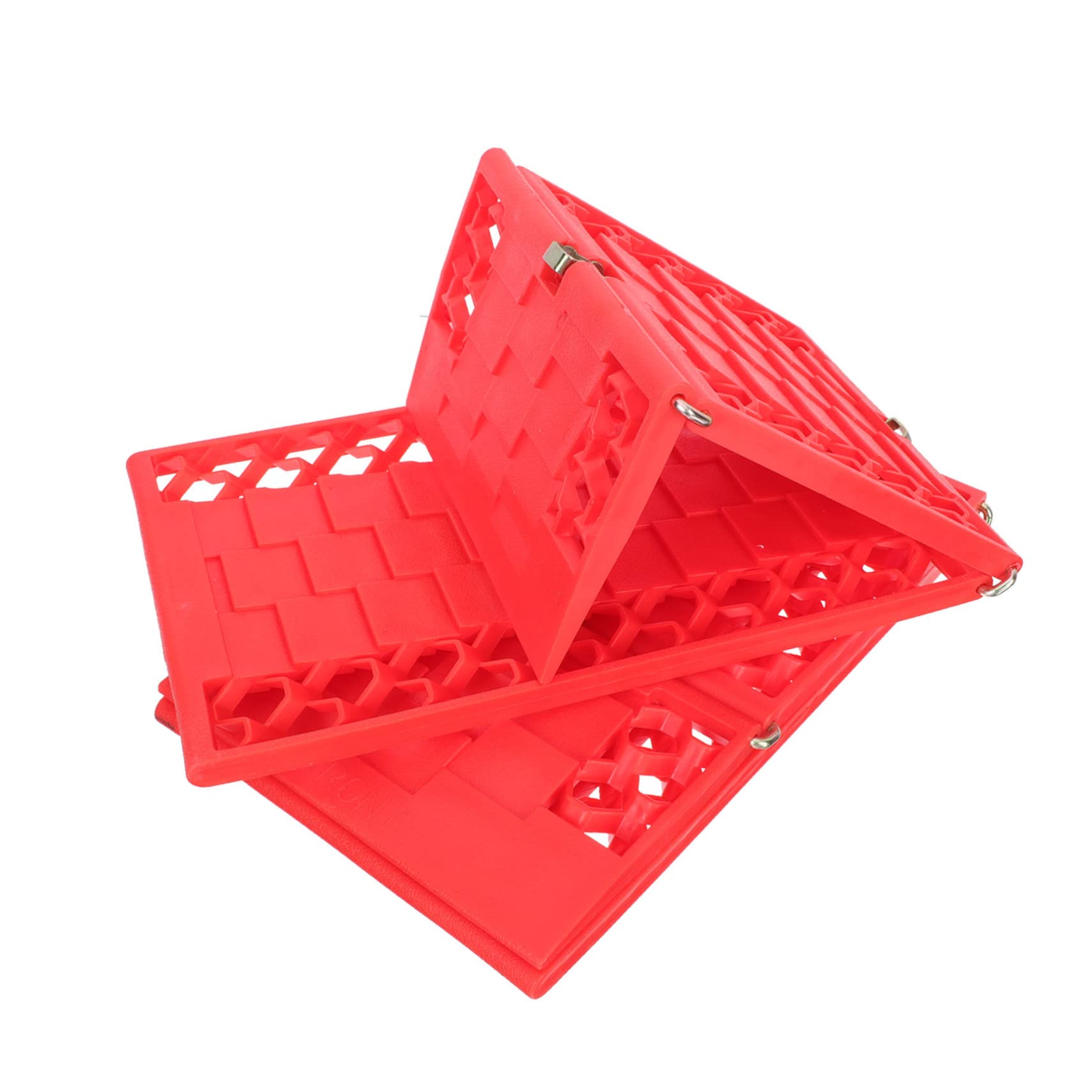 GANAZONO 1 paire de tapis antidérapants pour planche à neige, pneus d'hiver, tapis de récupération de pneus pour moto, planche à boue, roue rouge neige en plastique, antidérapant, tapis de traction