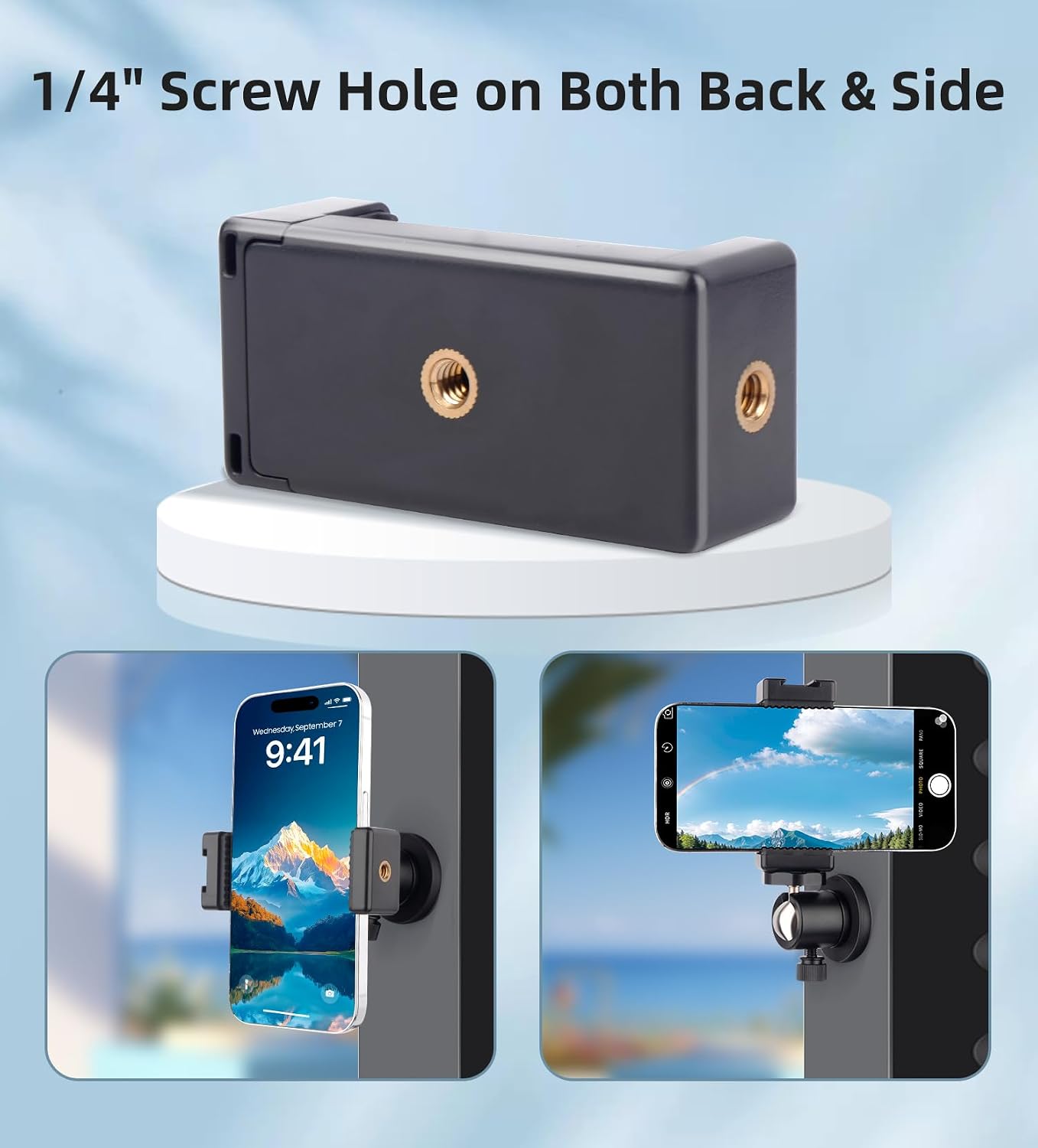 Cell Phone Clamp Gym Magnetic Phone Holder All Metal Magnet Base Phone Mount for Gym Equipment, Tractor, Refrigerator, Forklift, or Any Ferrous Metal Surface SJ028 image 3